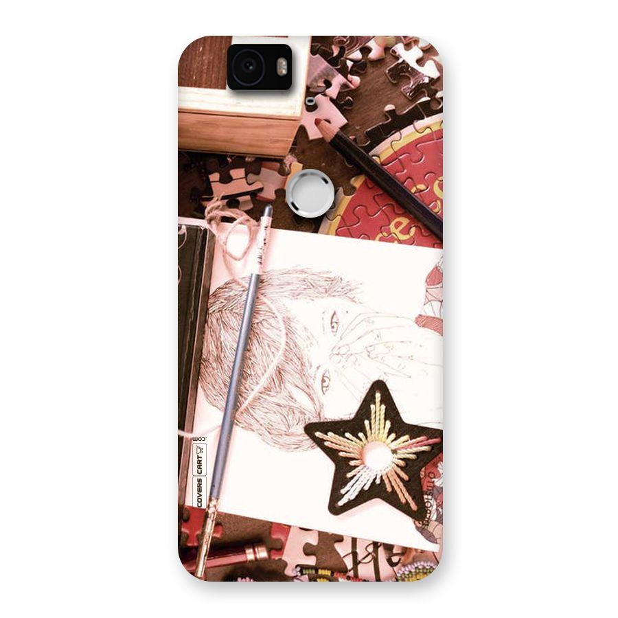 Artistic Messy Back Case for Google Nexus-6P