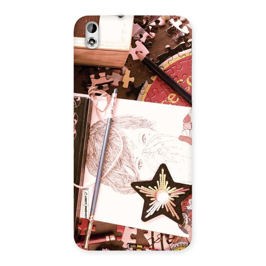 Artistic Messy Back Case for HTC Desire 816g