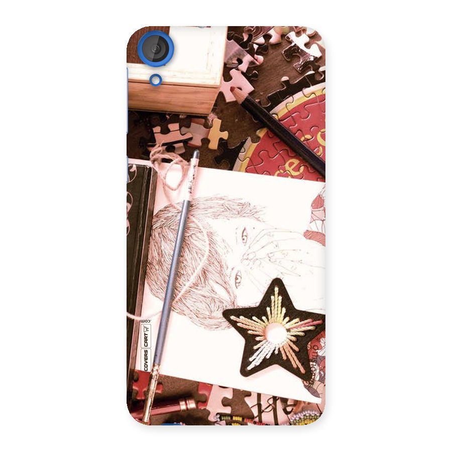 Artistic Messy Back Case for HTC Desire 820
