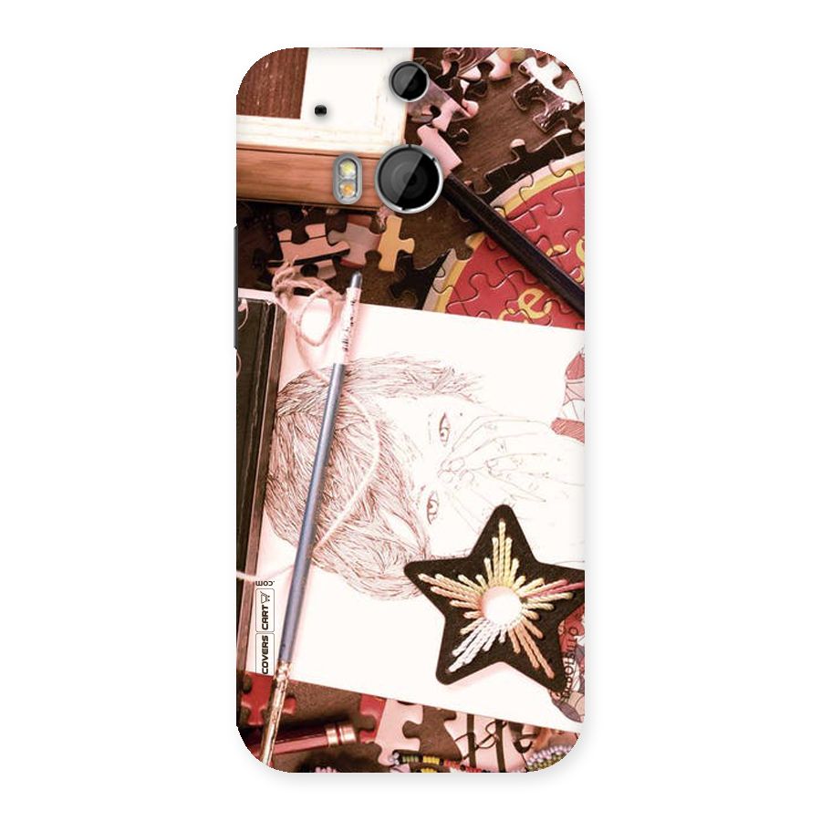 Artistic Messy Back Case for HTC One M8