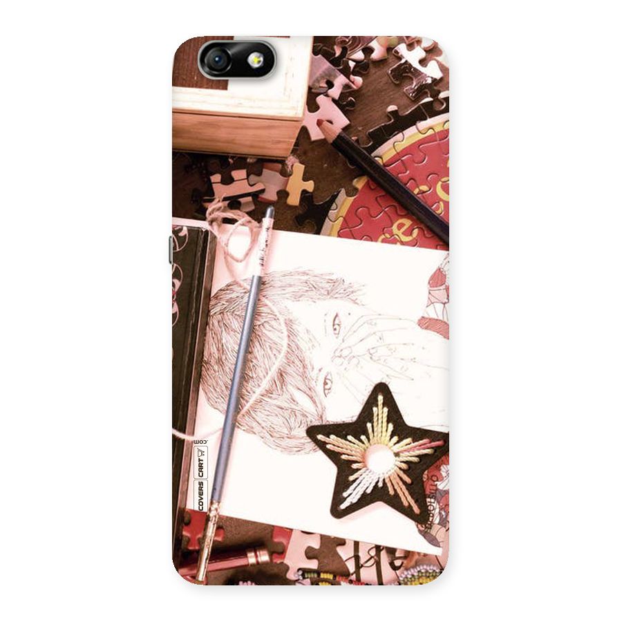 Artistic Messy Back Case for Honor 4X