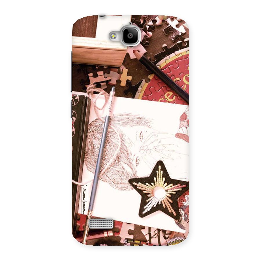 Artistic Messy Back Case for Honor Holly