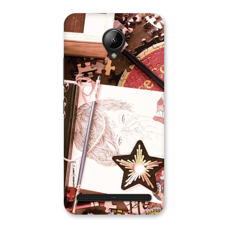 Artistic Messy Back Case for Lenovo C2
