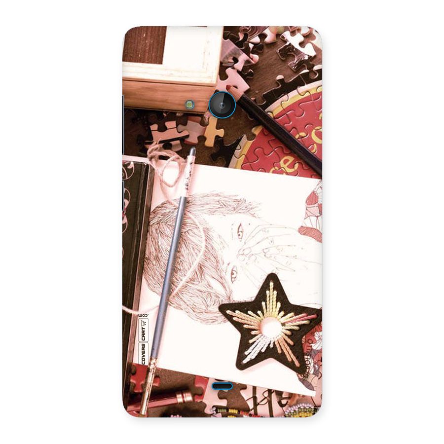 Artistic Messy Back Case for Lumia 540