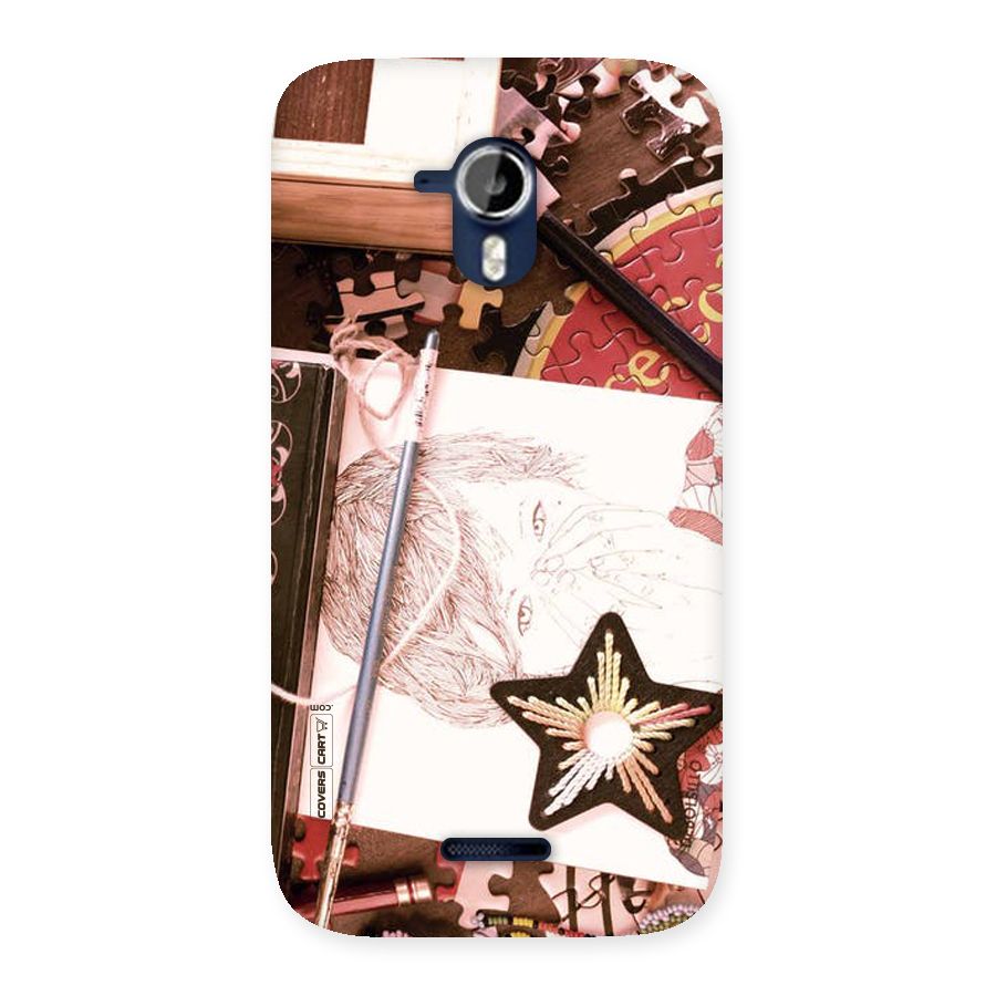 Artistic Messy Back Case for Micromax Canvas Magnus A117