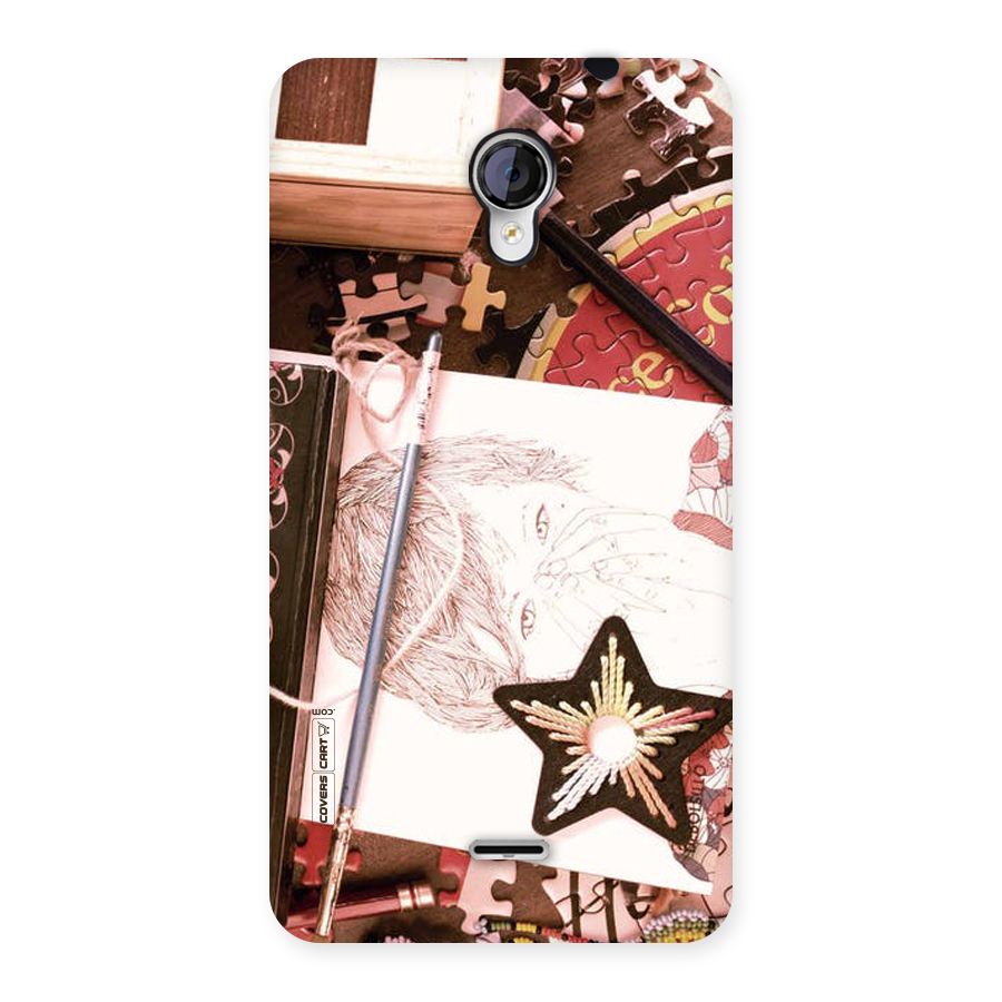 Artistic Messy Back Case for Micromax Unite 2 A106