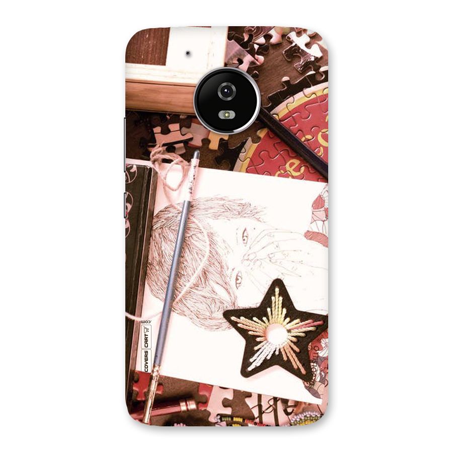 Artistic Messy Back Case for Moto G5