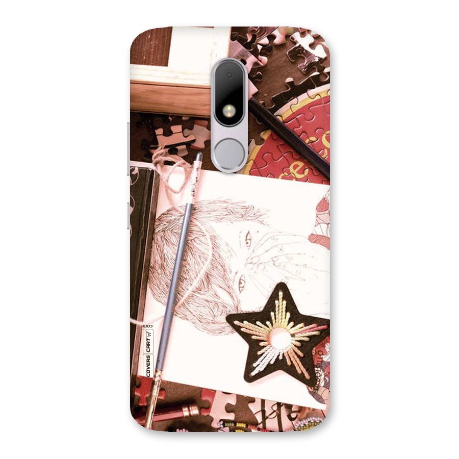 Artistic Messy Back Case for Moto M