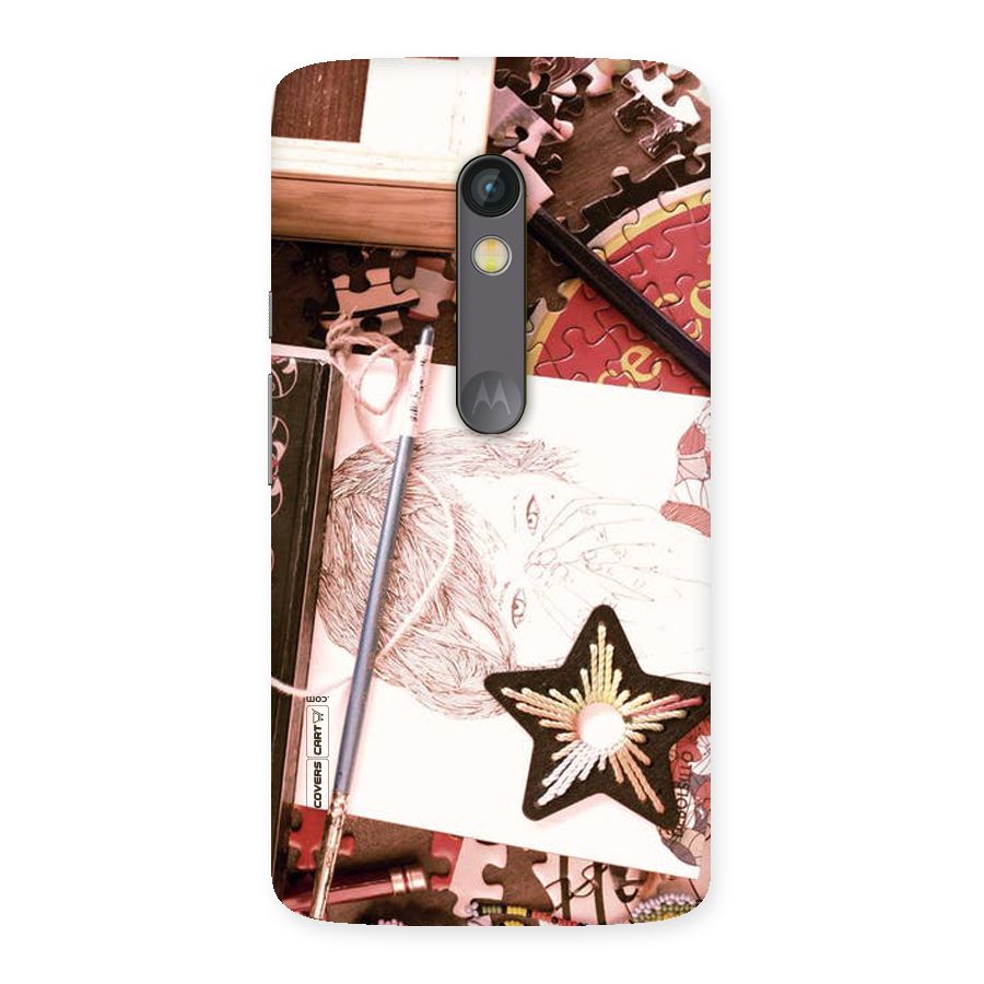 Artistic Messy Back Case for Moto X Play