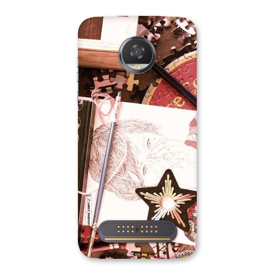 Artistic Messy Back Case for Moto Z2 Play