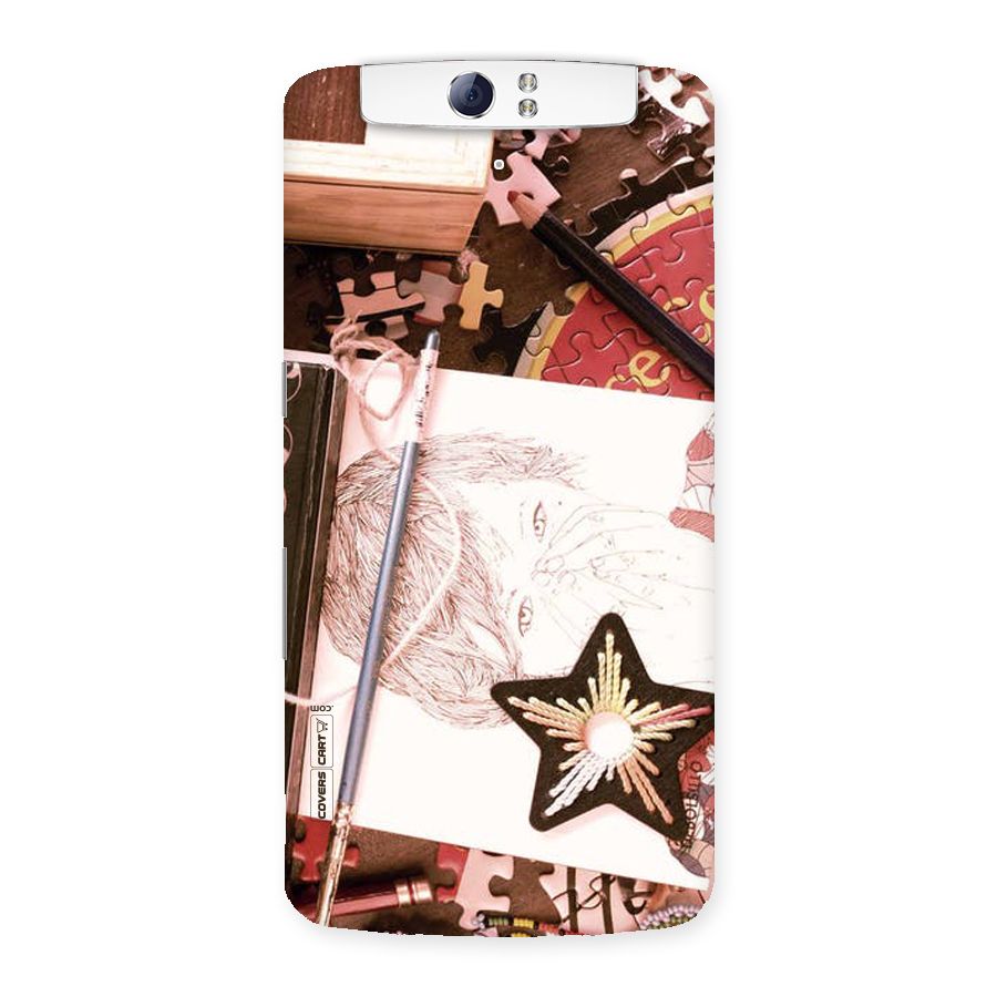 Artistic Messy Back Case for Oppo N1