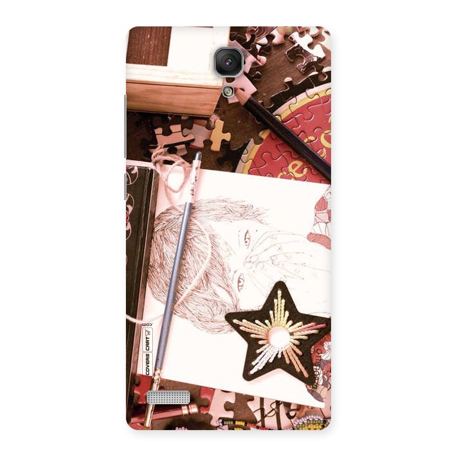 Artistic Messy Back Case for Redmi Note
