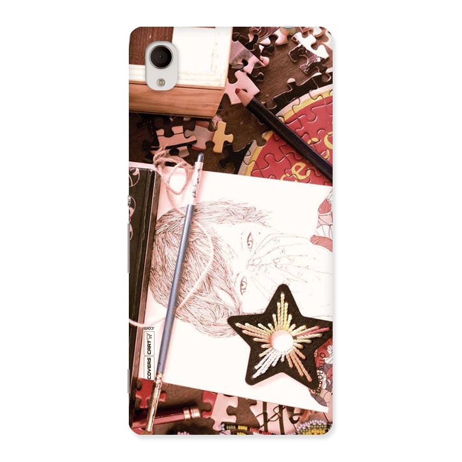 Artistic Messy Back Case for Sony Xperia M4