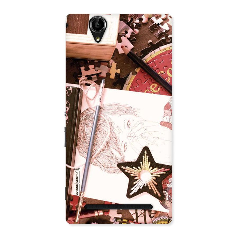 Artistic Messy Back Case for Sony Xperia T2