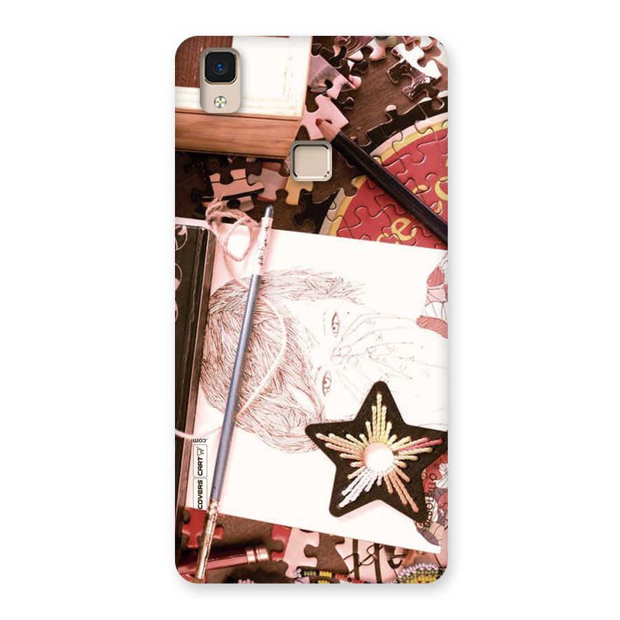 Artistic Messy Back Case for V3 Max
