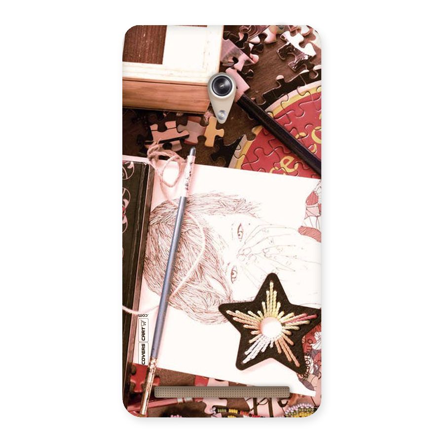 Artistic Messy Back Case for Zenfone 6
