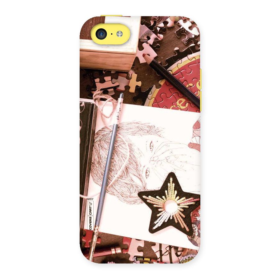 Artistic Messy Back Case for iPhone 5C