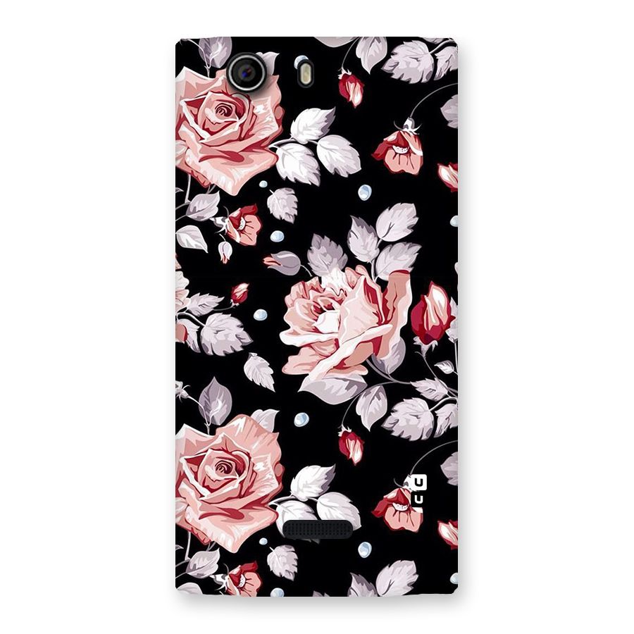 Artsy Floral Back Case for Canvas Nitro 2 E311