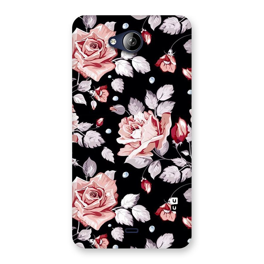 Artsy Floral Back Case for Canvas Play Q355