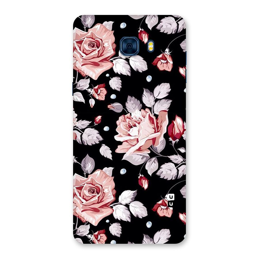 Artsy Floral Back Case for Galaxy C7 Pro