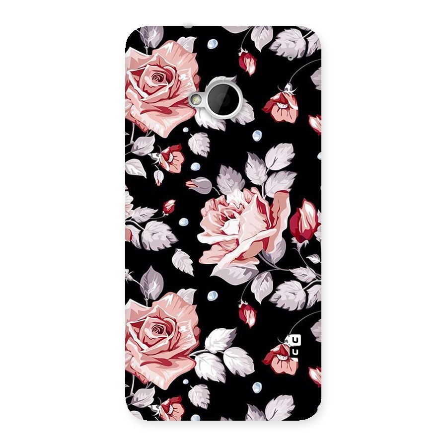 Artsy Floral Back Case for HTC One M7