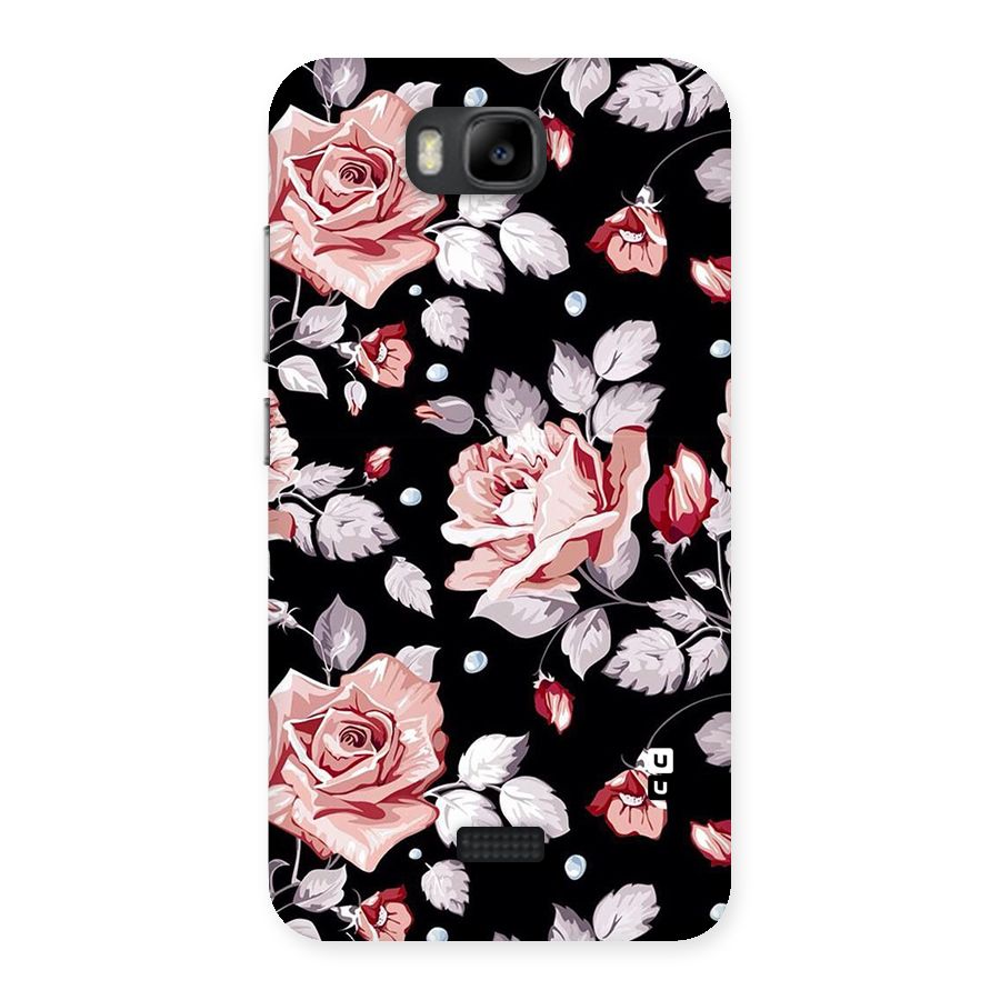 Artsy Floral Back Case for Honor Bee