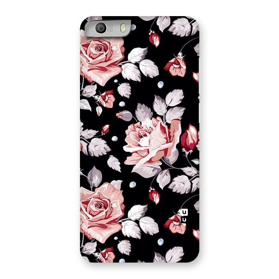 Artsy Floral Back Case for Micromax Canvas Knight 2