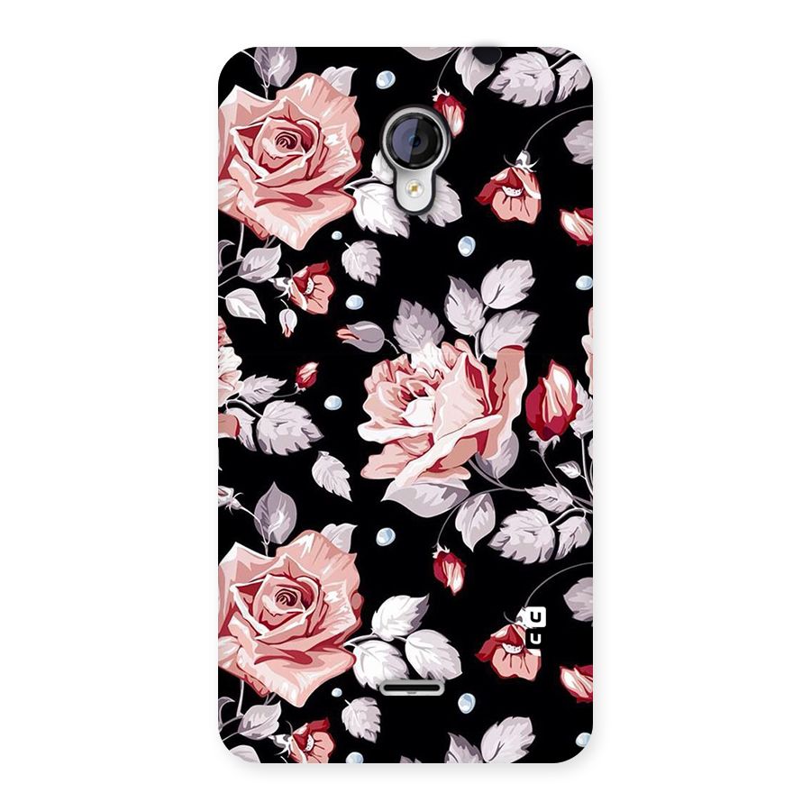 Artsy Floral Back Case for Micromax Unite 2 A106
