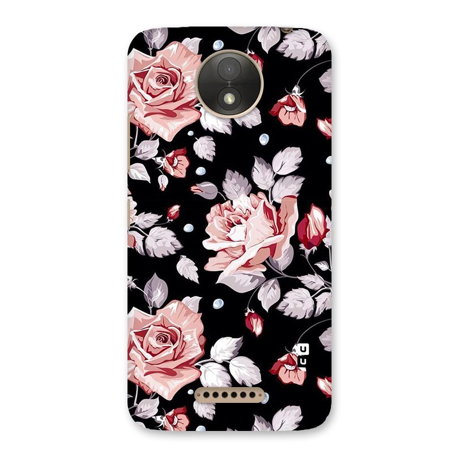 Artsy Floral Back Case for Moto C Plus