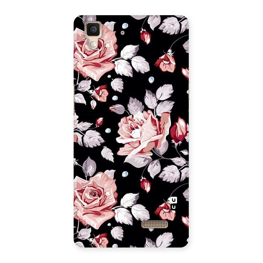 Artsy Floral Back Case for Oppo R7