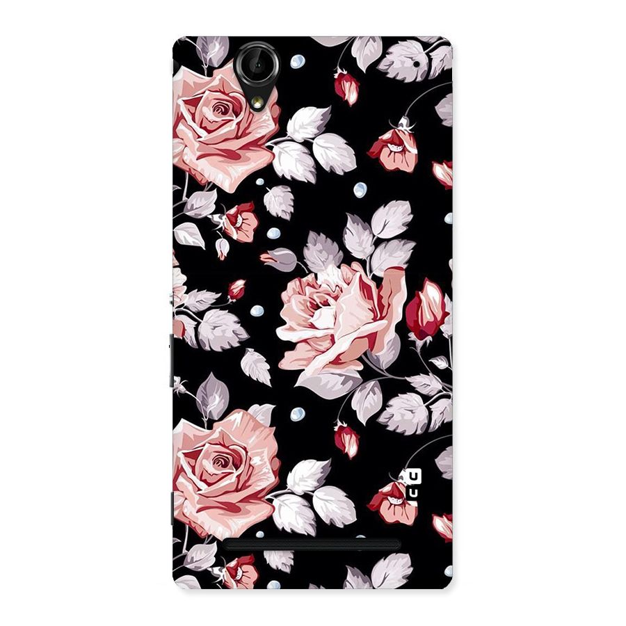 Artsy Floral Back Case for Sony Xperia T2