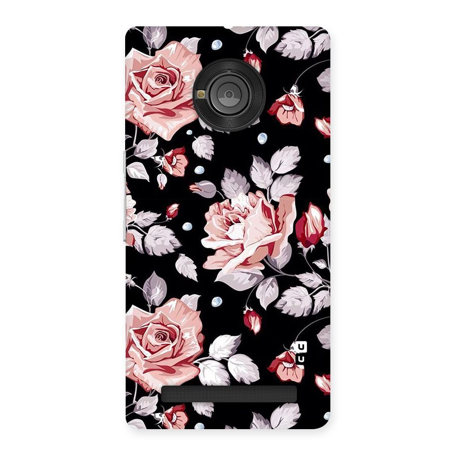 Artsy Floral Back Case for Yu Yunique