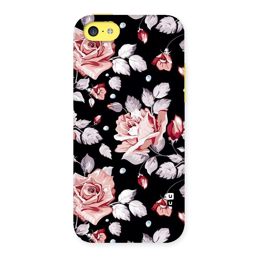 Artsy Floral Back Case for iPhone 5C