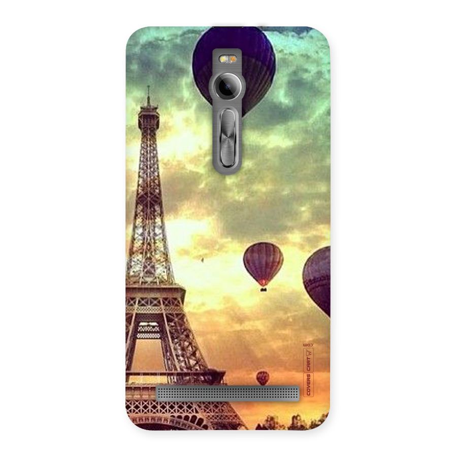 Artsy Hot Balloon And Tower Back Case for Asus Zenfone 2