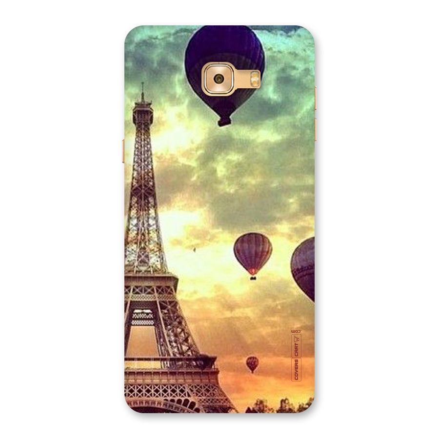 Artsy Hot Balloon And Tower Back Case for Galaxy C9 Pro
