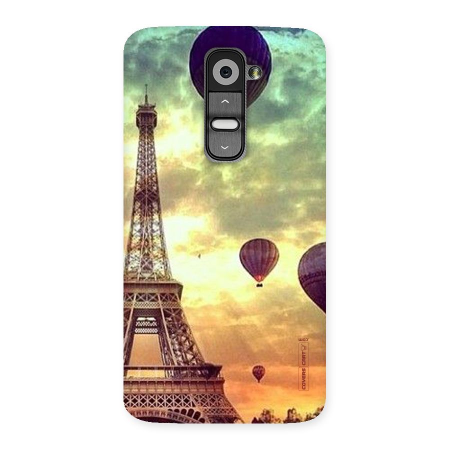 Artsy Hot Balloon And Tower Back Case for LG G2