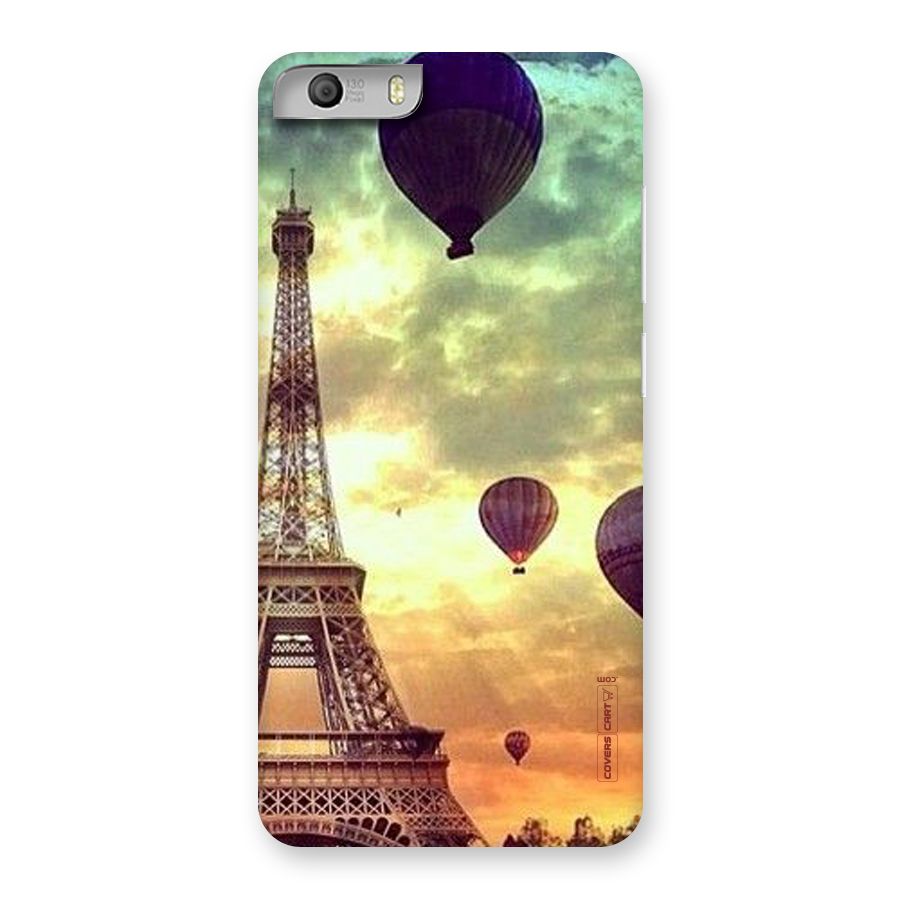 Artsy Hot Balloon And Tower Back Case for Micromax Canvas Knight 2