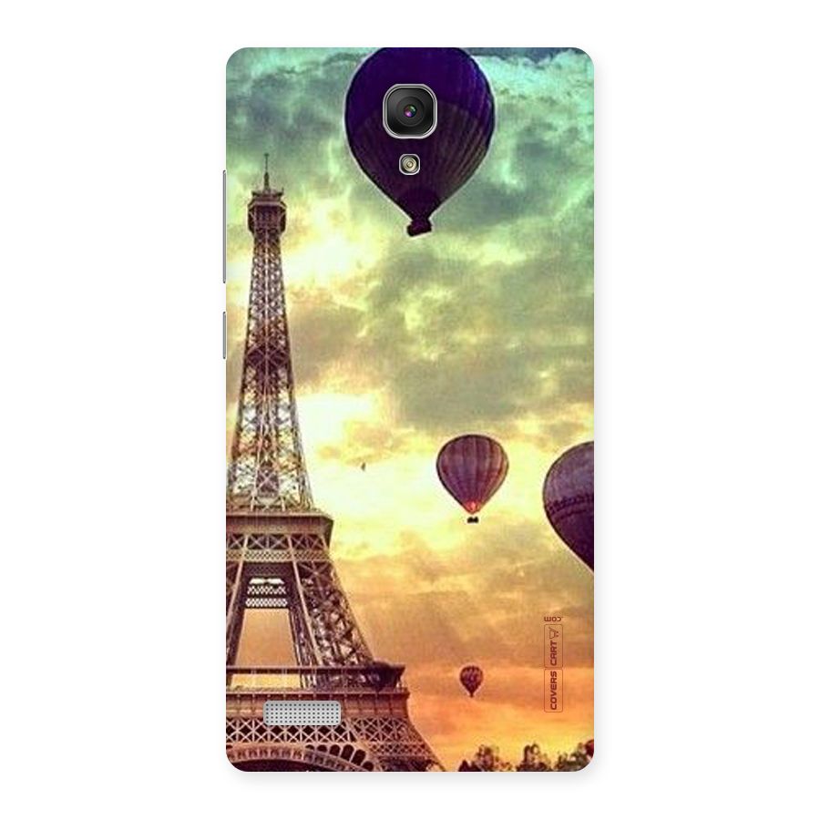 Artsy Hot Balloon And Tower Back Case for Redmi Note