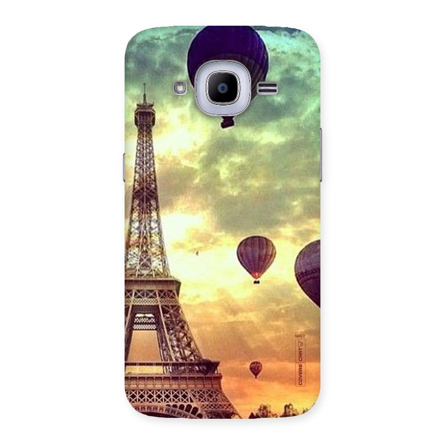 Artsy Hot Balloon And Tower Back Case for Samsung Galaxy J2 2016