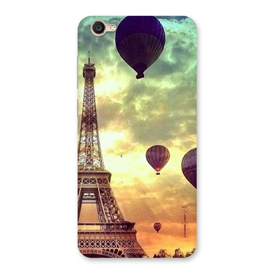 Artsy Hot Balloon And Tower Back Case for Vivo Y55L