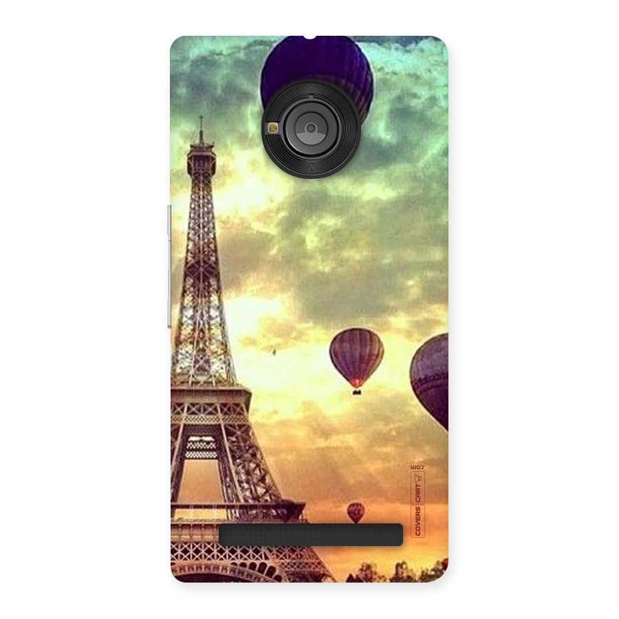 Artsy Hot Balloon And Tower Back Case for Yu Yuphoria