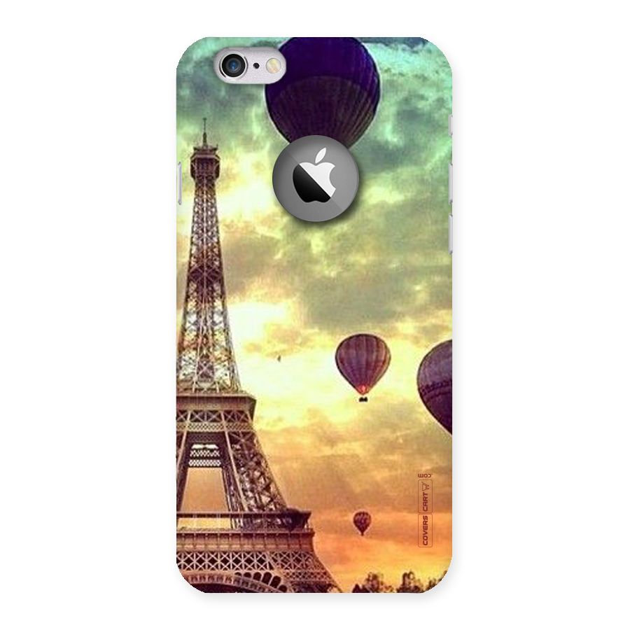 Artsy Hot Balloon And Tower Back Case for iPhone 6 Logo Cut