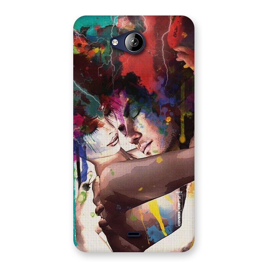 Artsy Romance Back Case for Canvas Play Q355