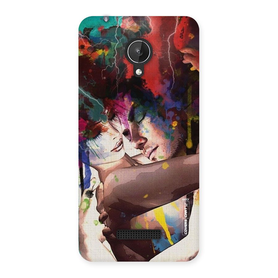 Artsy Romance Back Case for Micromax Canvas Spark Q380