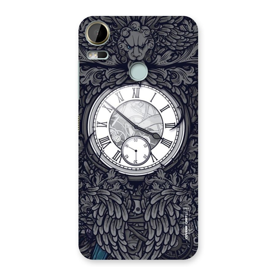 Artsy Wall Clock Back Case for Desire 10 Pro