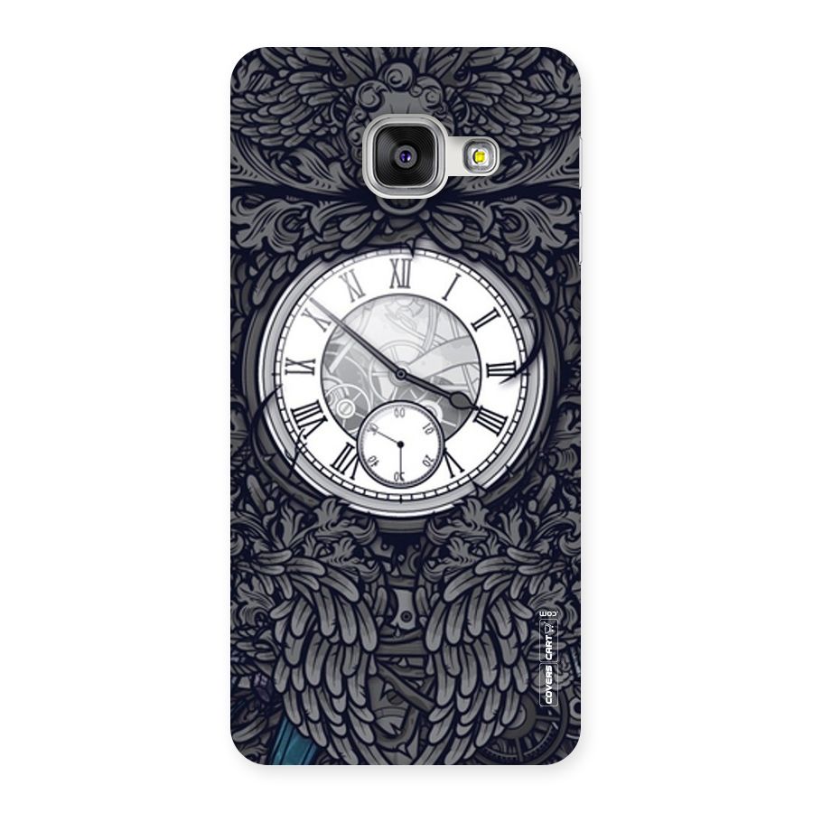 Artsy Wall Clock Back Case for Galaxy A3 2016