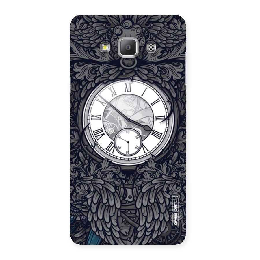 Artsy Wall Clock Back Case for Galaxy A7