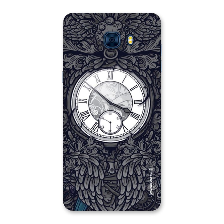 Artsy Wall Clock Back Case for Galaxy C7 Pro