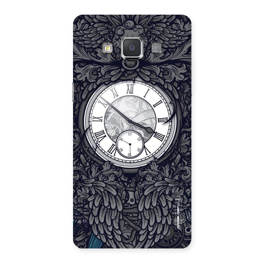 Artsy Wall Clock Back Case for Galaxy Grand Max