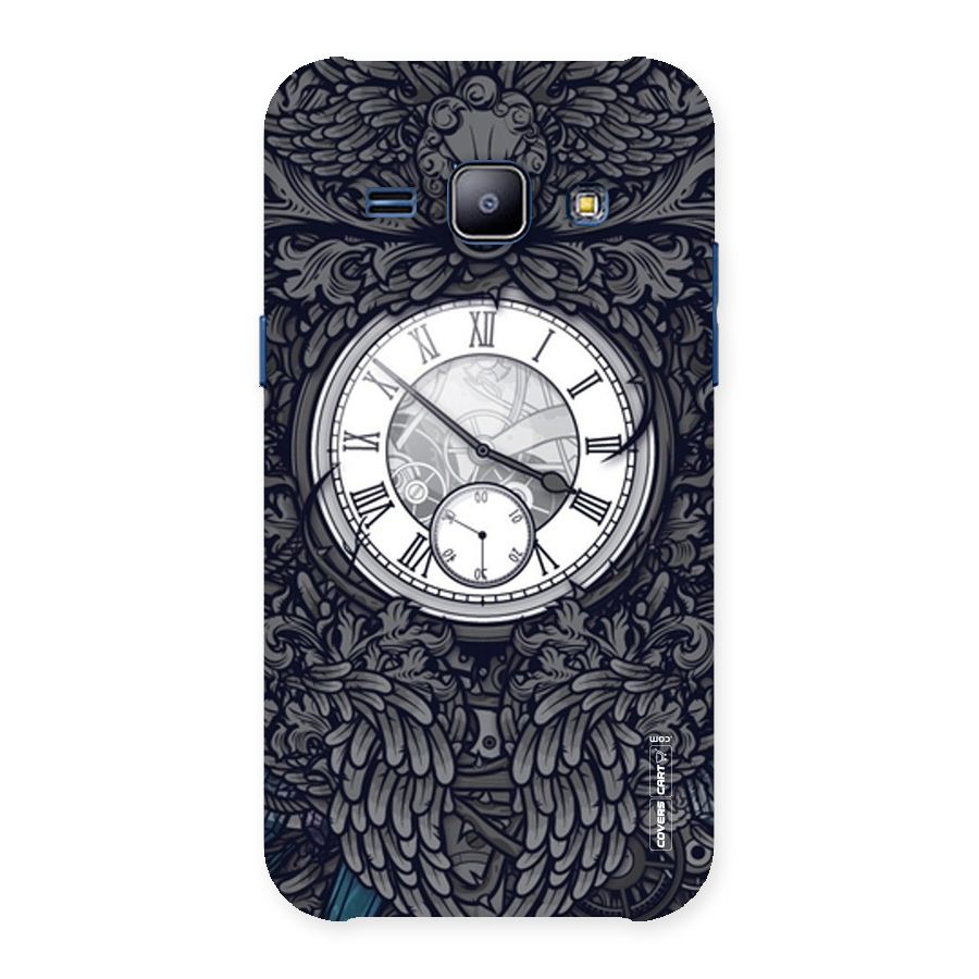 Artsy Wall Clock Back Case for Galaxy J1